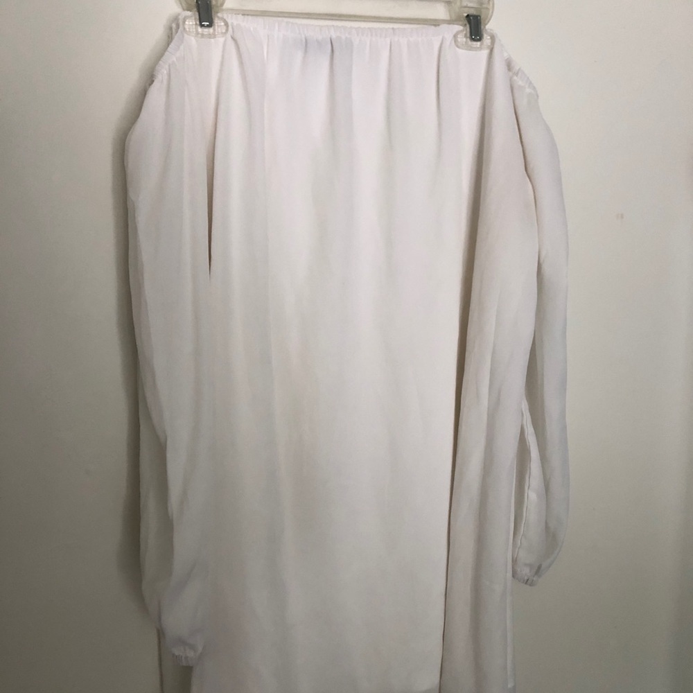 White off the shoulder dress